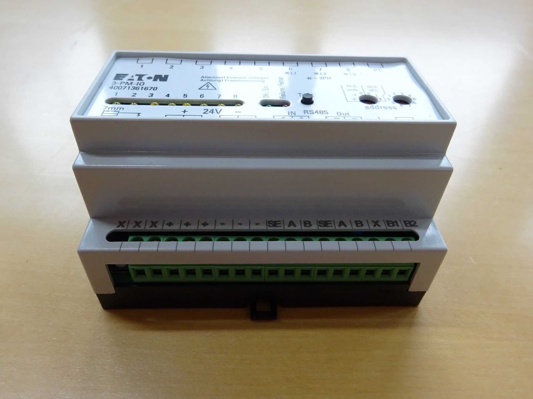 Eaton Elektronikbauteile: EATON 3-PM-IO 40071361670 3Ph-Bus-Modul – Gebraucht aus Emmenbrücke von BlSi 1