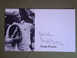 Neale Fraser Wimbledon Sieger Autogramm original signiert
