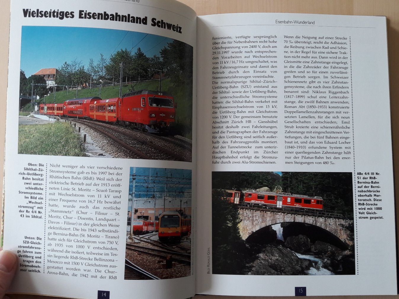 Libri: Buch : Eisenbahn - Wunderland  Schweiz – Usato da Buttes venduto da Cafe2005 3
