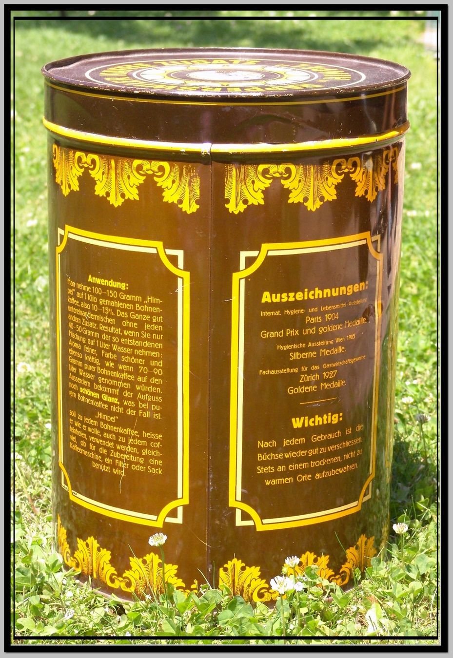Barattoli: Rapperswiler Kaffee-Zusatz " Himpel " – Usato da Langenthal venduto da Antik_Huesli 3