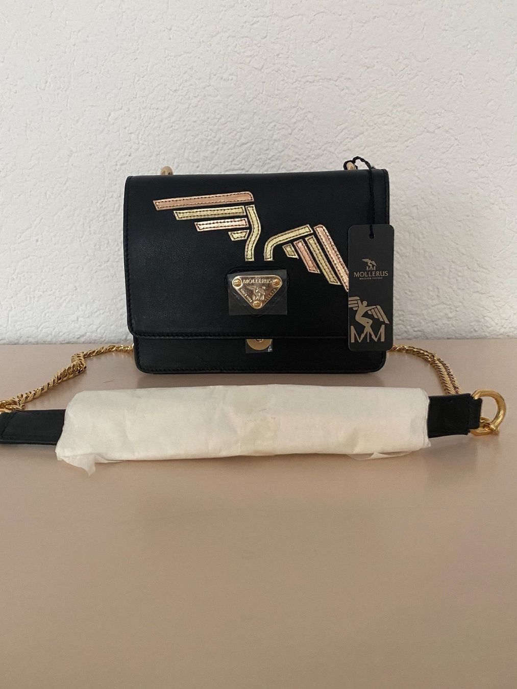 Maison Mollerus Borse da donna: UNTERSCHRIEBENE limitierte Maison Mollerus Handtasche – Nuovo e nell'imballaggio originale da Wolhusen venduto da sandriniho26