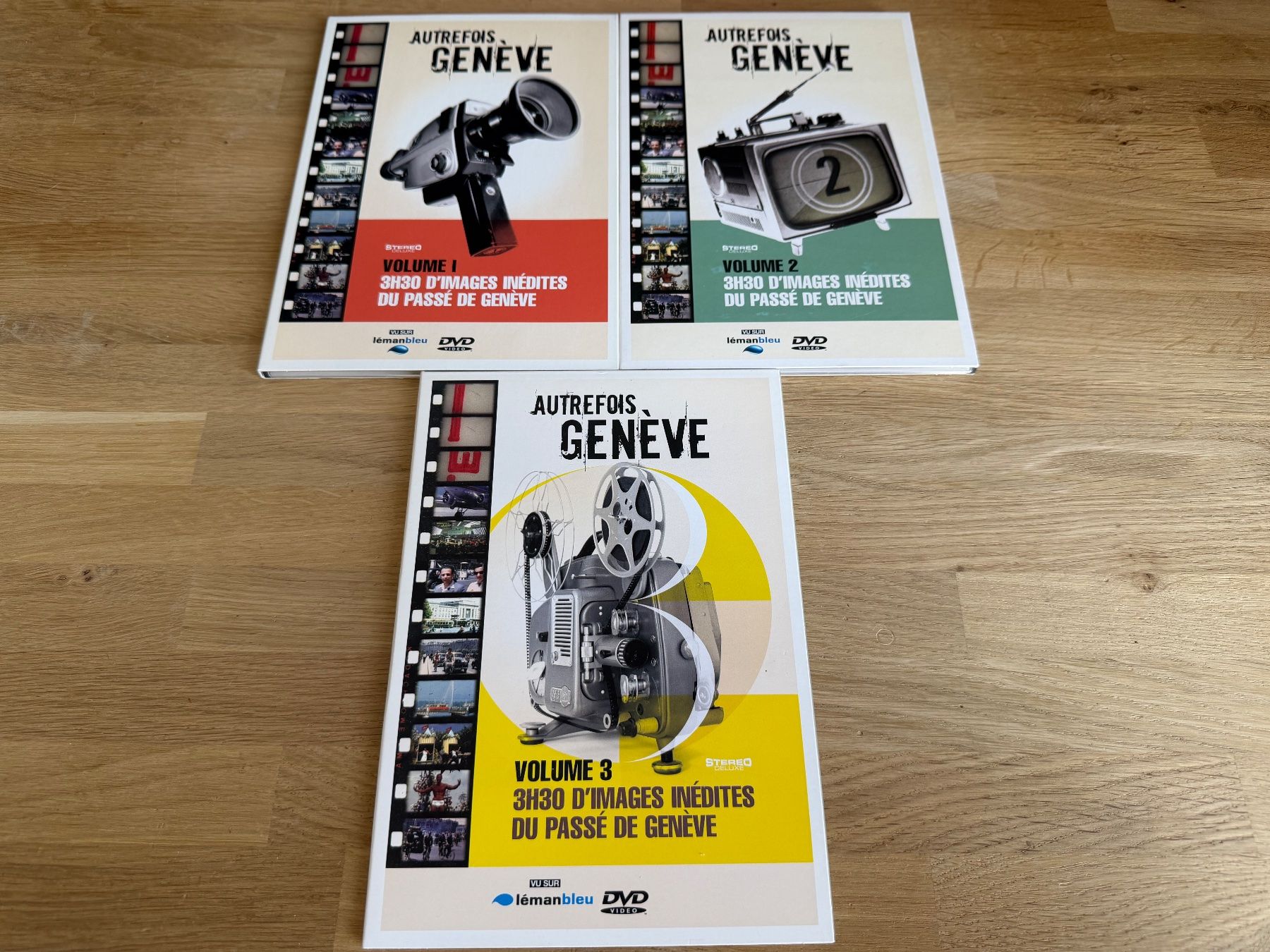 Tutti i DVDs: DVD Autrefois Genève Volume 1-2-3 – Usato da Carouge GE venduto da david-1201
