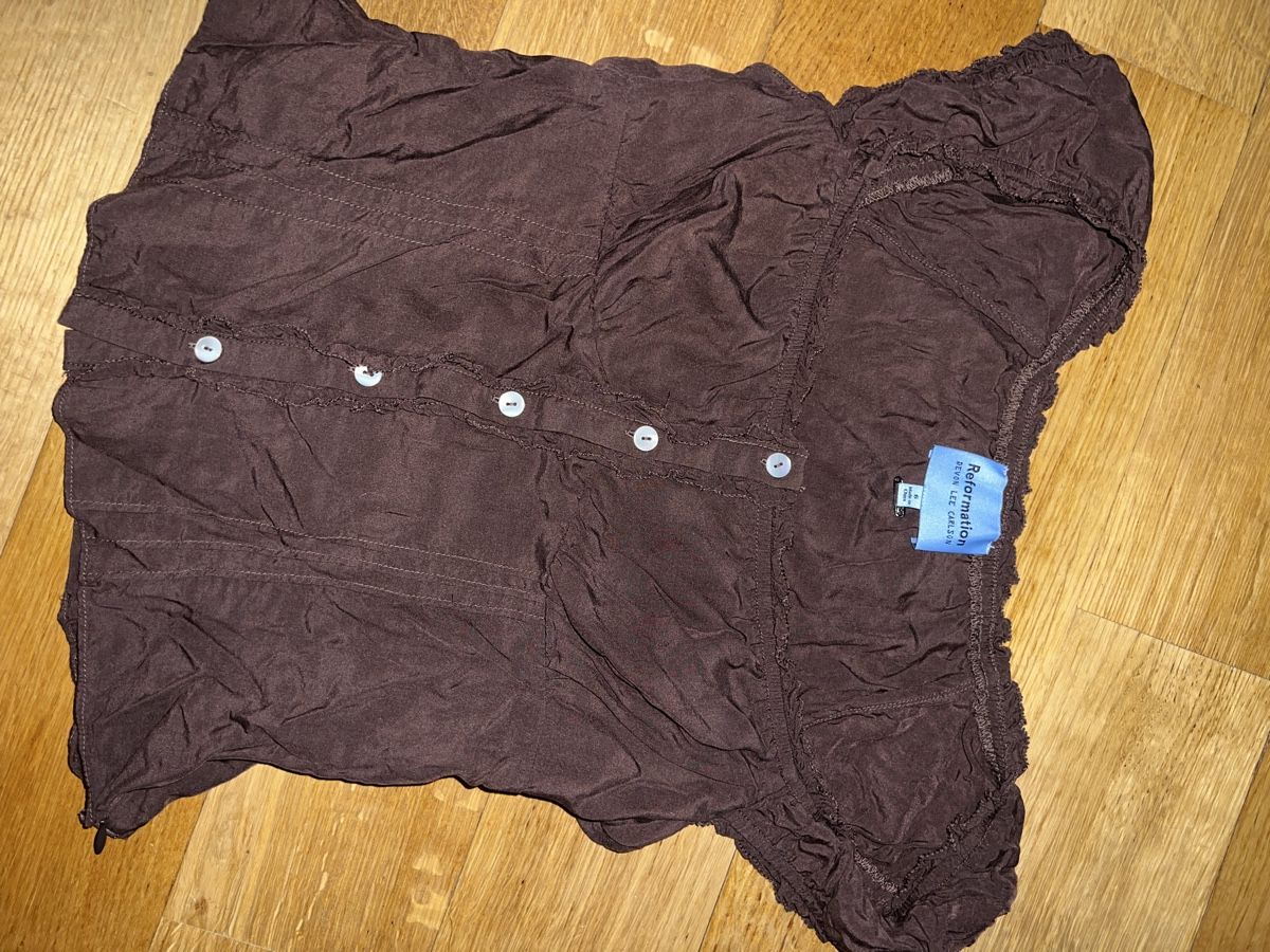 Reformation Tops: Reformation Devon Lee Carlson Top brown – Neuf (Voir description) à Aesch BL par sof_rk2j 2