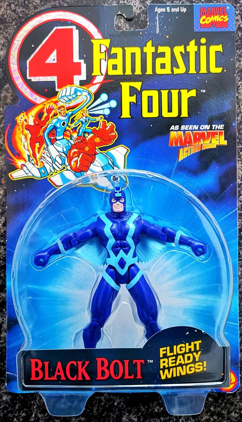 Marvel Statuette: Black Bolt 1994 Fantastic Four Action Figur Marvel Comics – Nuovo e nell'imballaggio originale da Rorschach venduto da Actionvintage789