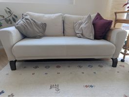 Sofa 2-Sitzer beige guter Zustand