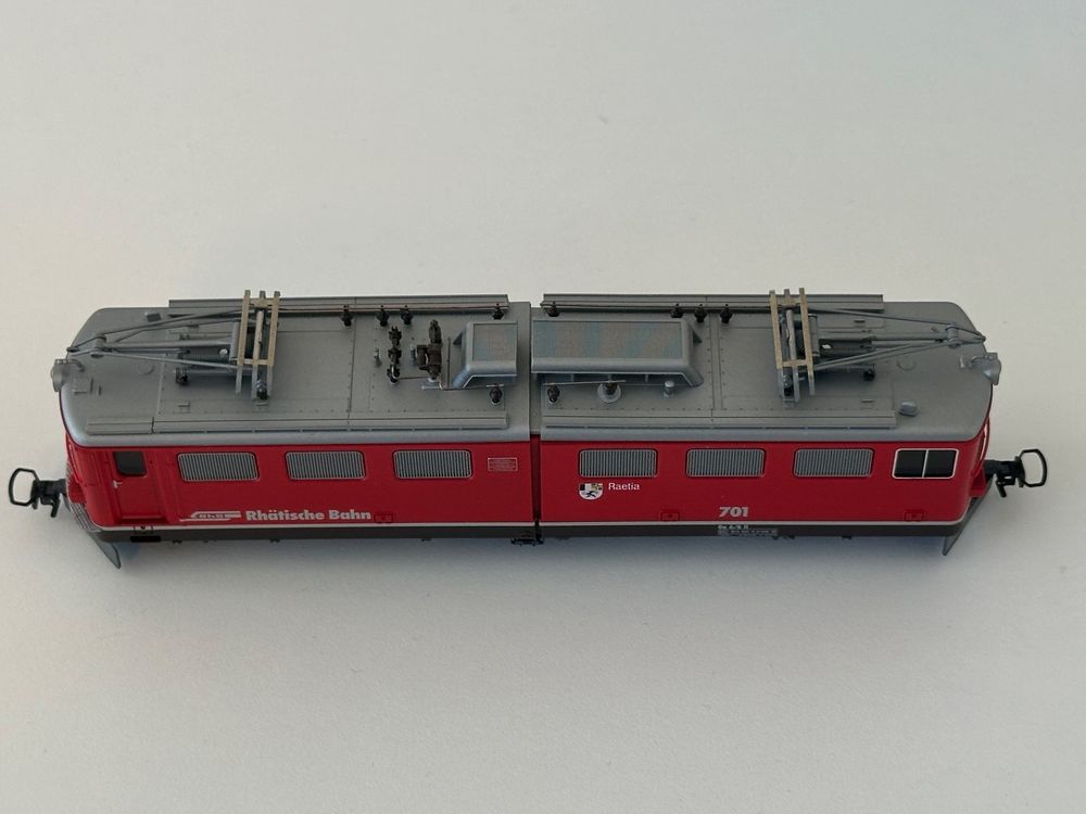 Bemo Modelleisenbahnen: Rarität: Bemo 1254 141 Ge 6/6 II 701 neurot ab 1.- – Neu (gemäss Beschreibung) aus St. Gallen von Modell1zu87 5