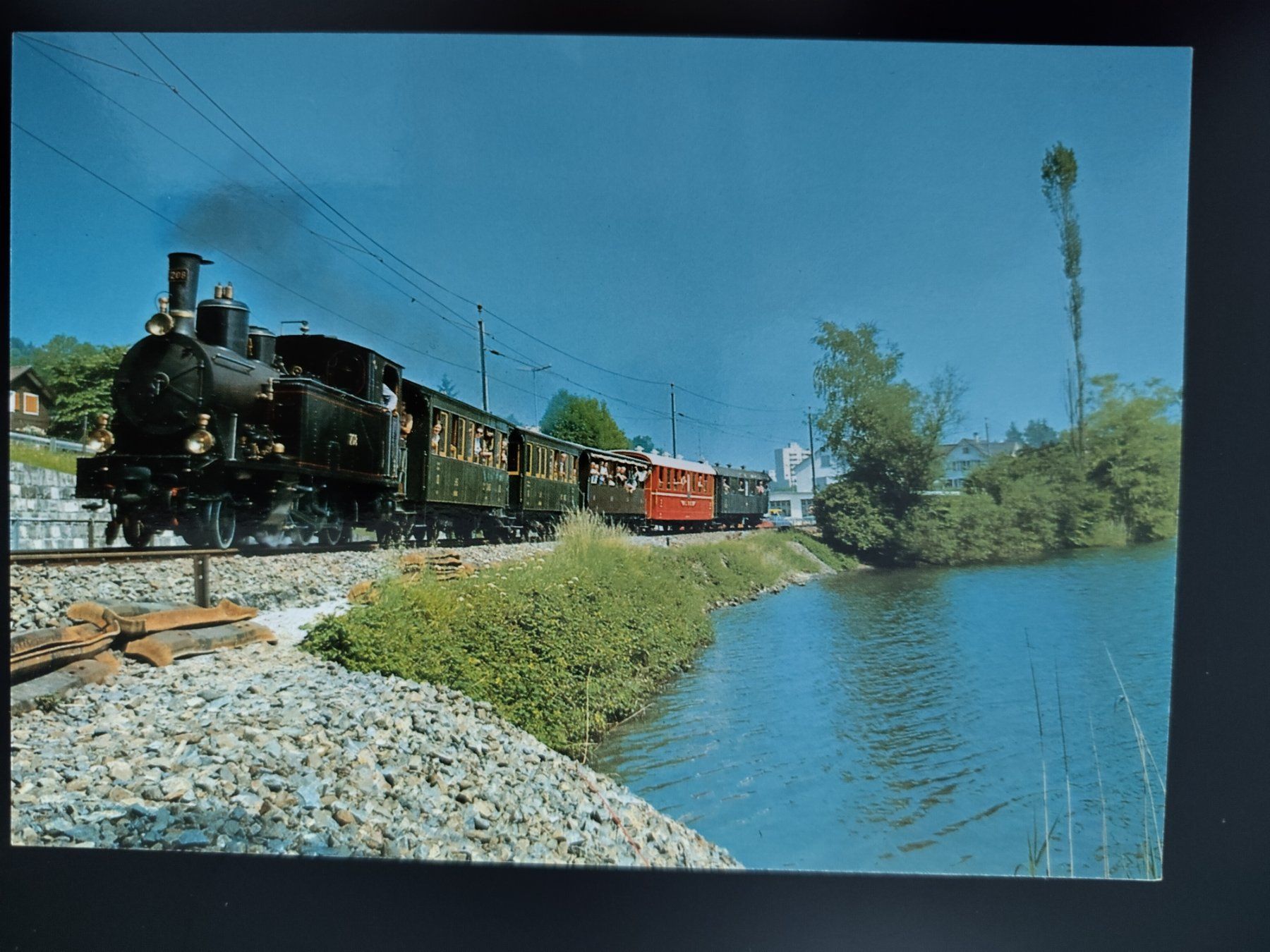 Cartoline postali: Originale Ansichtskarte Dampfzug Horw-Alpnachstad G3/4 – Usato da Ohmstal venduto da Lebensfreude05