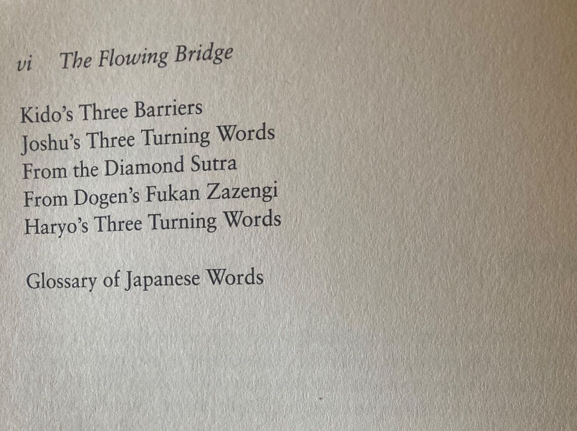 Bücher: "The Flowing Bridge" Zen Koans - Book – Gebraucht aus Zürich von 000rk 3