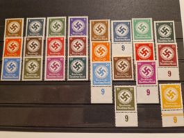 Deutsches Reich Briefmarken Hakenkreuz Set postfrisch
