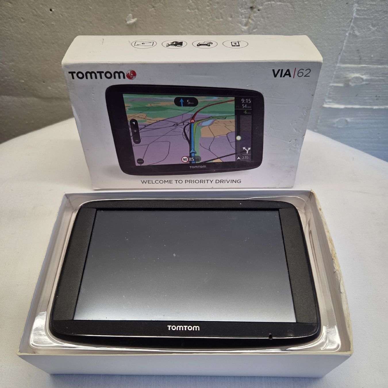 Tomtom Navigatori: TomTom VIA 62 Navigationsgerät – Difettoso da Stans venduto da Ducati16