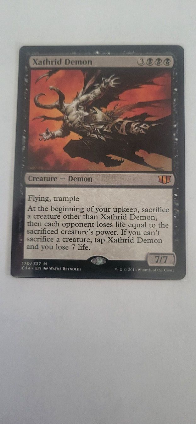 Magic The Gathering Carte collezionabili: MTG – Xathrid Demon – Usato da Münsingen venduto da Heroism2010