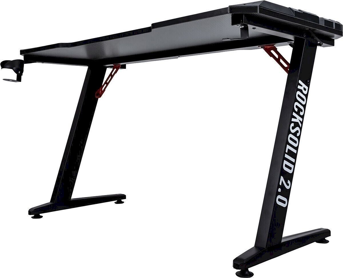 Scrivanie per ufficio: Elite Gaming-Tisch ROCKSOLID 2.0 Carbon – Nuovo e nell'imballaggio originale da Bottighofen venduto da zaap 5