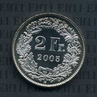 CHF___2.00 2005 stgl * nigelnagelneu! 2 Franken