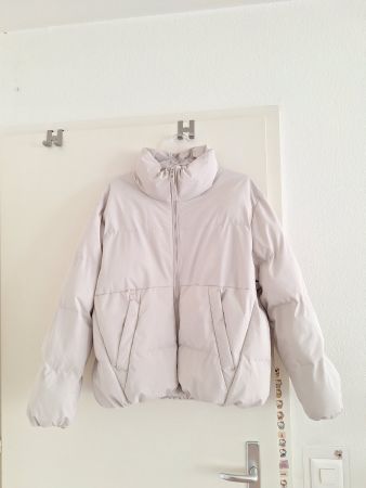 Gesteppte Winterjacke beige Damen, guter Zustand