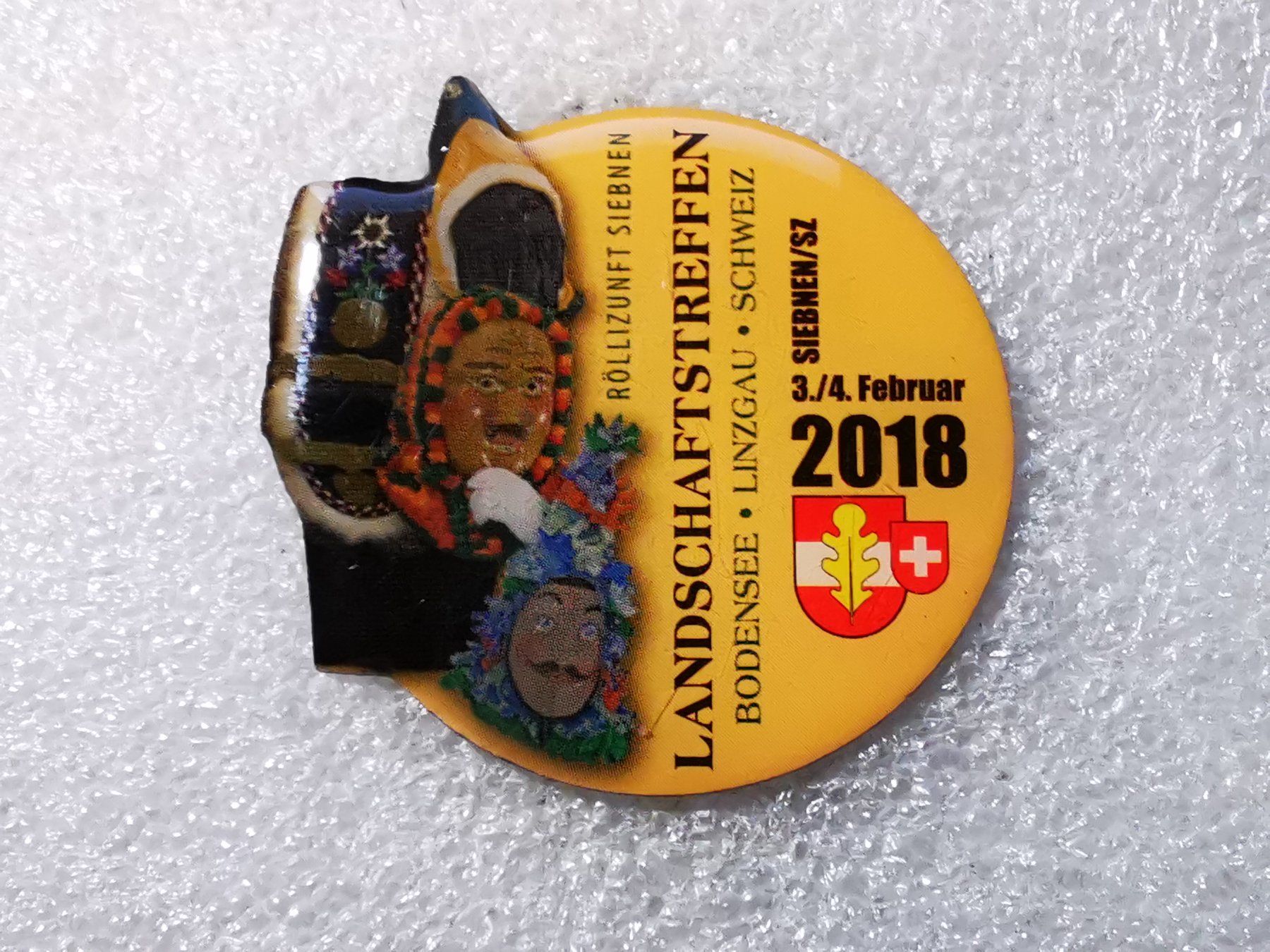 Plaketten & Abzeichen: Ansteckpin 69: Landschaftstreffen 2018 – Gebraucht aus Oppligen von Pin-Fall-Shop