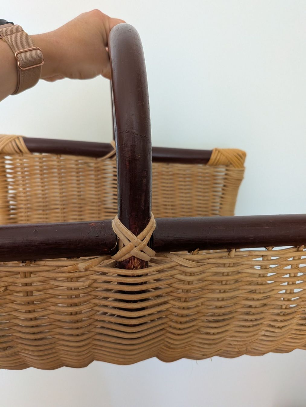Altro per la casa: Vintage Rattan Korb / Zeitungsständer – Usato da Winterthur venduto da Prishy 4
