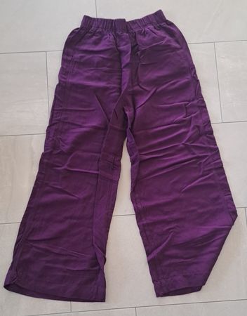 Pantalon d'été violet ample et confortable - Taille S