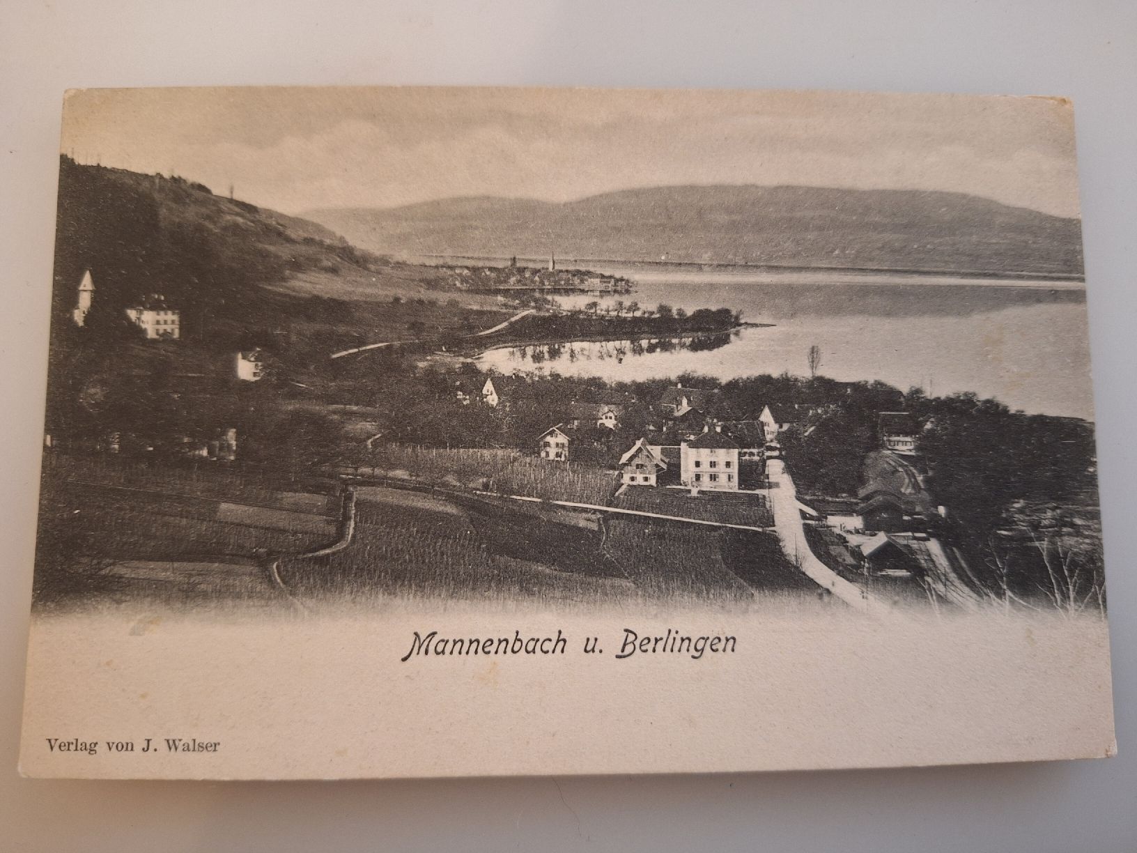 Cartoline postali: Mannenbach u. Berlingen – Usato da Sargans venduto da nicsam1815