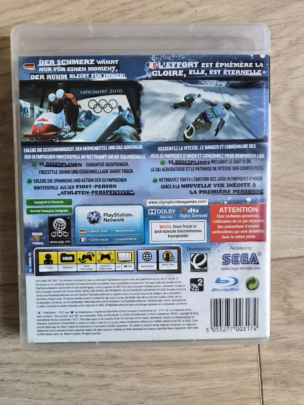 Sony Giochi: Jeu vidéo Vancouver 2010 PS3 Sega  – Usato da La Joux FR venduto da car_ck96 2