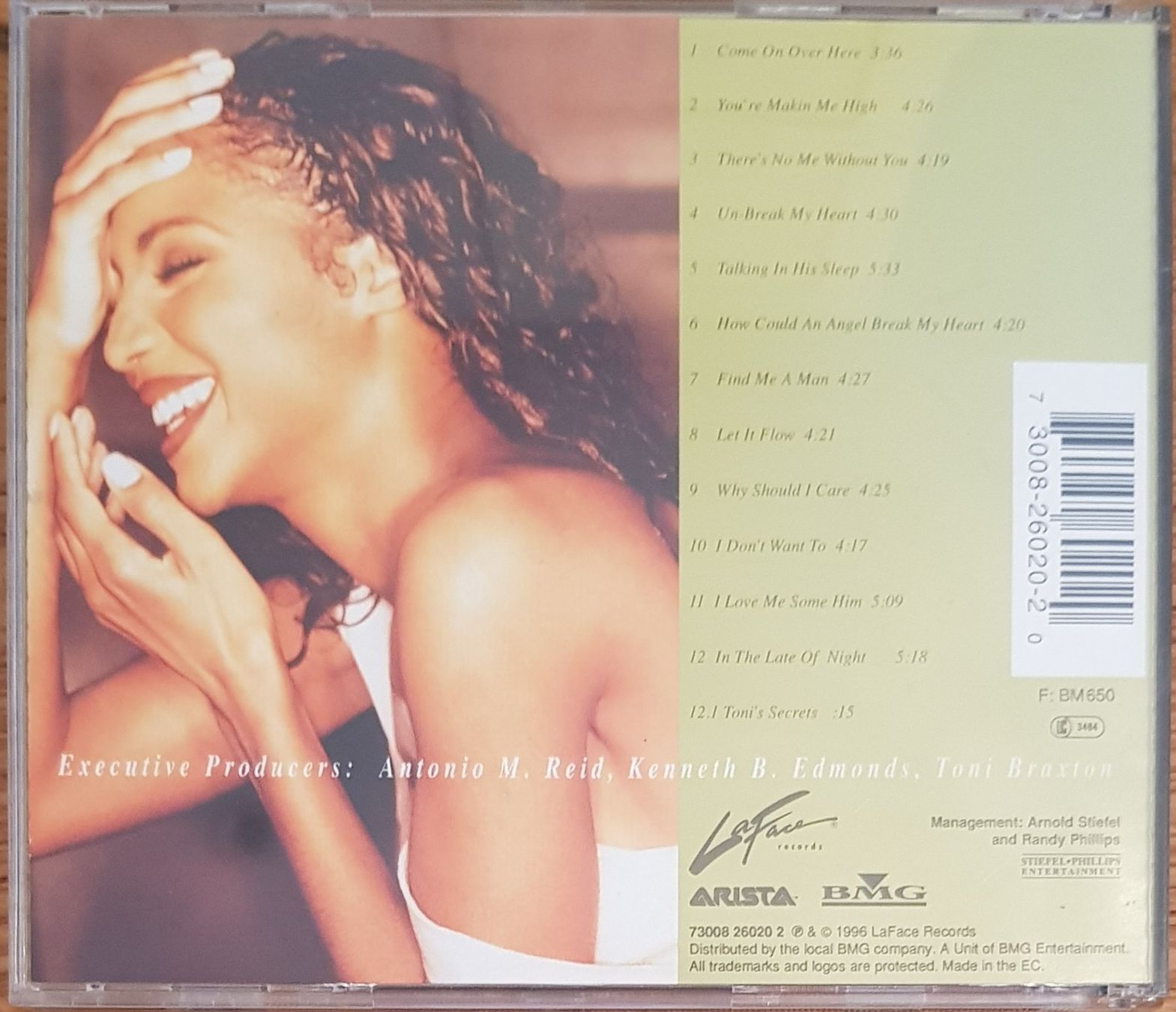 CD: Toni Braxton Secrets CD Rarität 90er – Usato da Schöftland venduto da dahonich 1