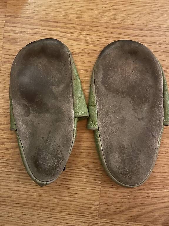 Schuhe für Jungen: Lederfinken/ Hausschuhe länge 17.5 – Gebraucht aus Murten von ka_koen 1
