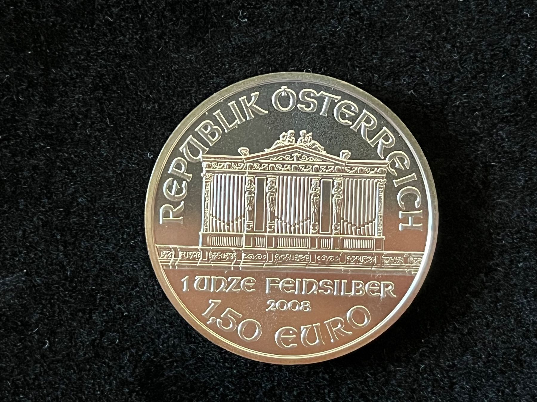 Alle Münzen: 1 oz Silber Wiener Philharmoniker 2008 – Gebraucht aus Thundorf von popeye03 1