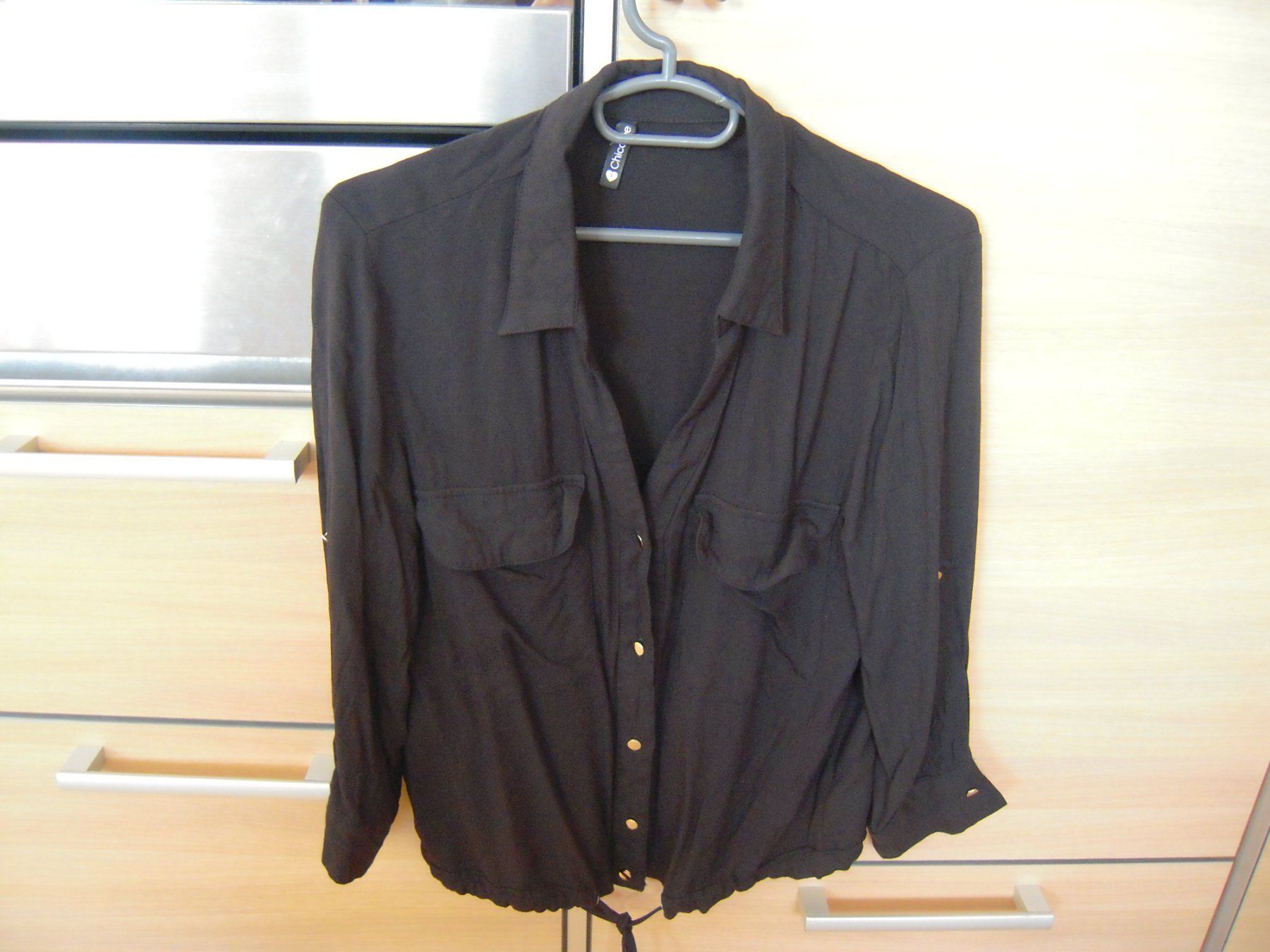 Camicette: Schwarze Bluse Chicoree Gr S – Nuovo (secondo la descrizione) da Uzwil venduto da visions77 4
