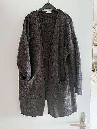 Weiche Strickjacke grau H&M Grösse M