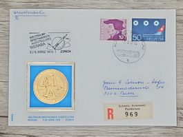 CL18 Enveloppe + Timbre Suisse 1970