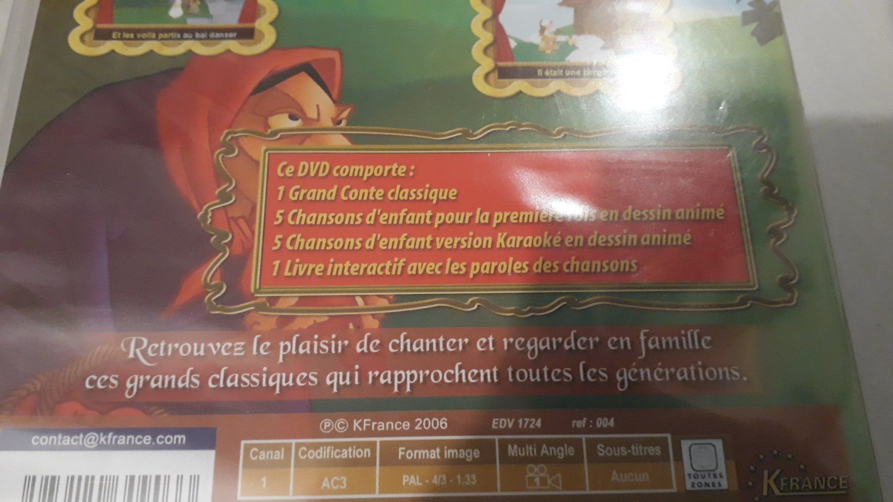 Alle DVDs: DVD enfants : Blanche Neige Conte & chansons – Neu und originalverpackt aus Sierre von sabr11 1