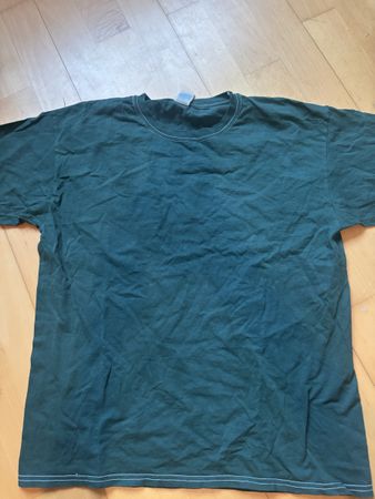 T-Shirt Uni, Fruit of the Loom, dunkelgrün, Grösse M 