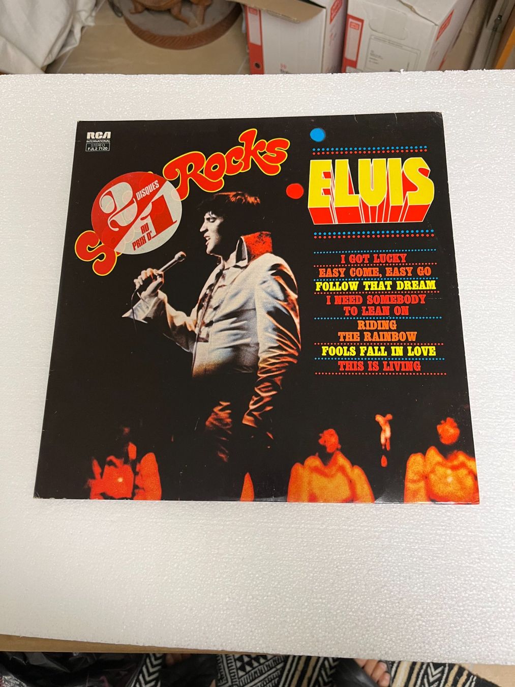 Dischi in vinile: LP Elvis Solid Rock Doppel-Album LP – Usato da Mumpf venduto da dadaboygugu