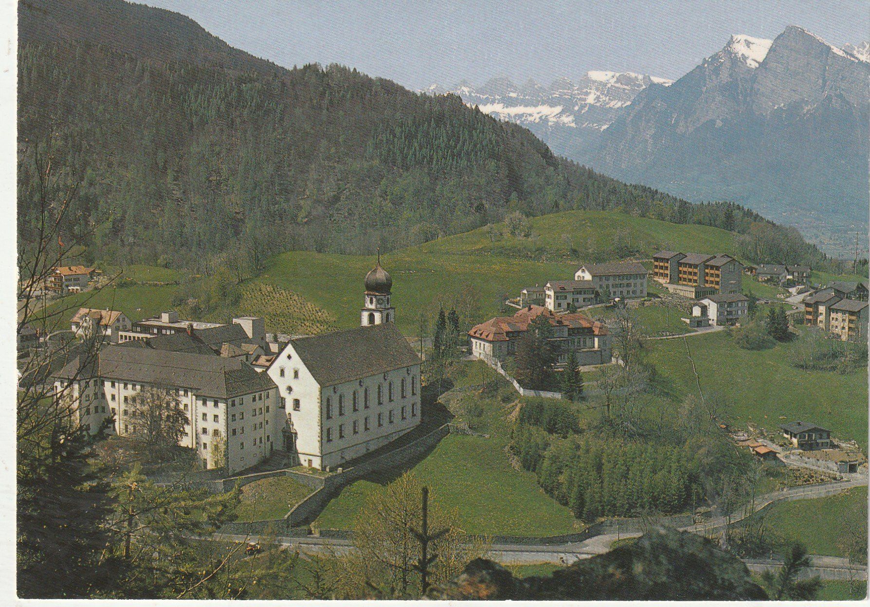 Cartoline postali: St. Pirminsberg bei Pfäffers – Usato da Lumbrein venduto da made02