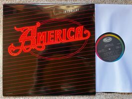 America – America In Concert POP-ROCK LP GEWASCHEN 1985 TOP