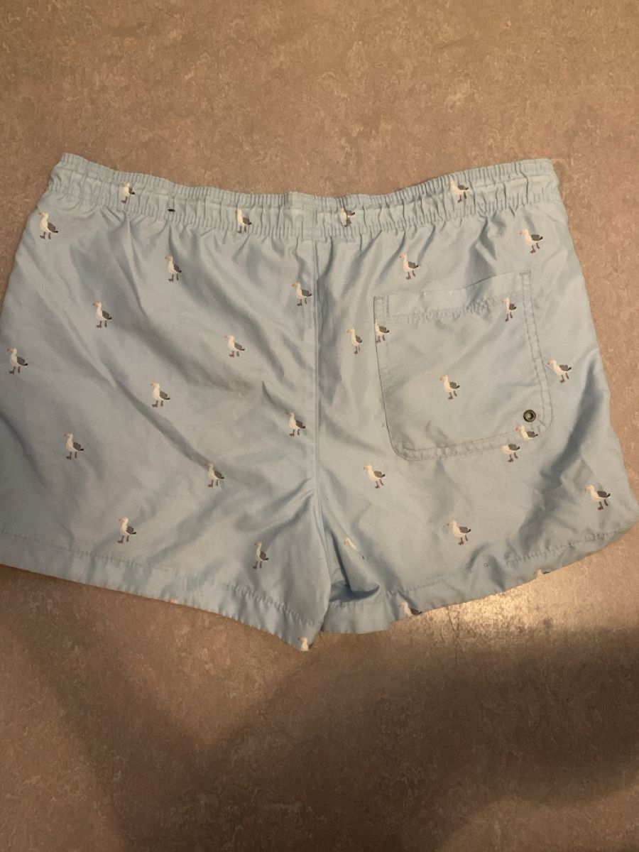 H&M Costumi da bagno: Badehose mit Möwen-Muster, Grösse L, kurz – Usato da Wiggen venduto da Antoniotto 1