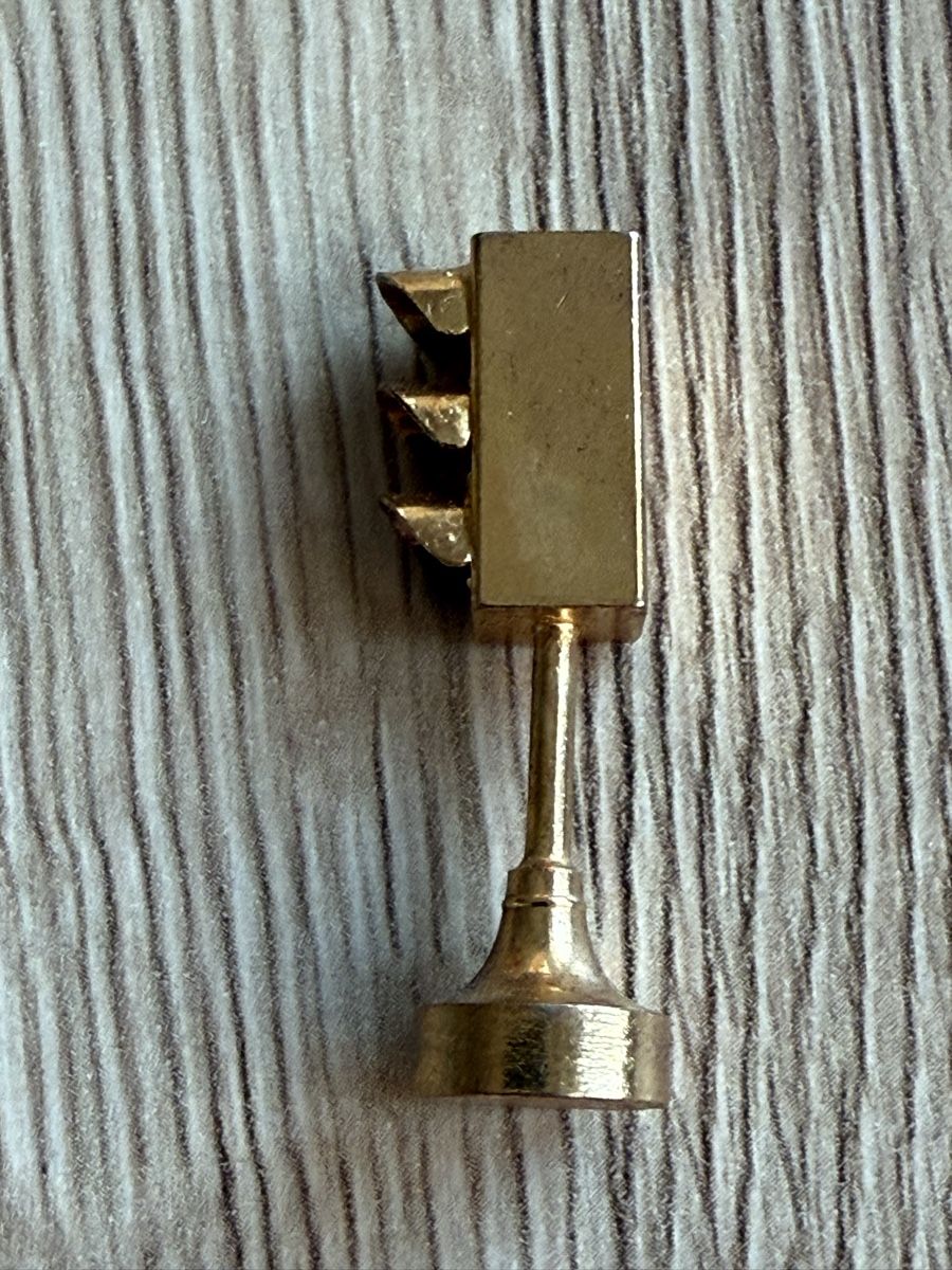 Tutte le decorazioni: Miniatur Ampel goldfarben ca. 3,5 cm – Usato da Wettingen venduto da Ni_la_lo 1
