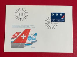 Lettre Poste aérienne  - Suisse 1968