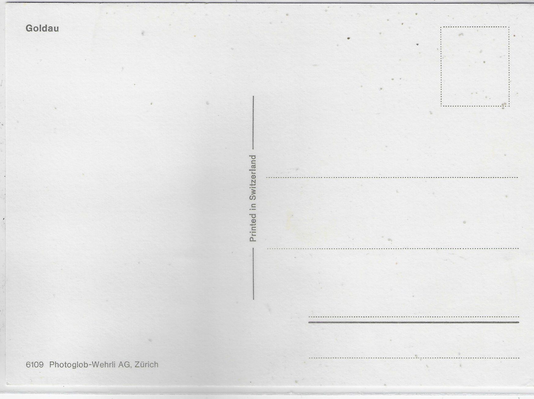 Cartoline postali: Goldau - Generalansicht – Usato da Ettingen venduto da Kartenplanet 1