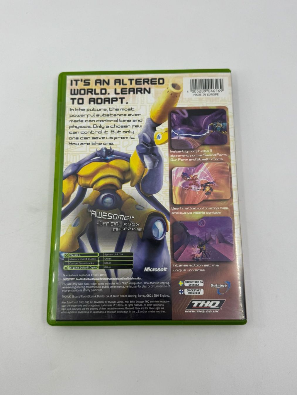 Spiele: Alter Time, Alter Space Alter Echo (XBOX) – Gebraucht aus Herisau von Seyashop1 2
