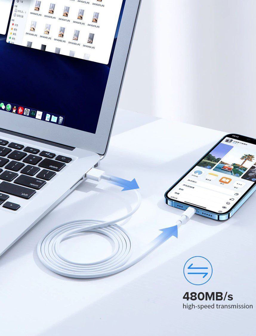 Cavi: iPhone iPad iPod 20W Lightning zu USB Ladekabel + Daten 2m – Nuovo e nell'imballaggio originale da Rorschacherberg venduto da elektrofreak 5