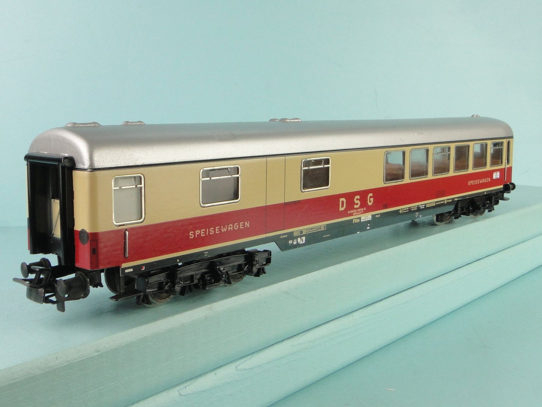 Märklin Modellini di ferrovie: Märklin 4087 DSG Speisewagen, Blech – Usato da Bülach venduto da cann11 5