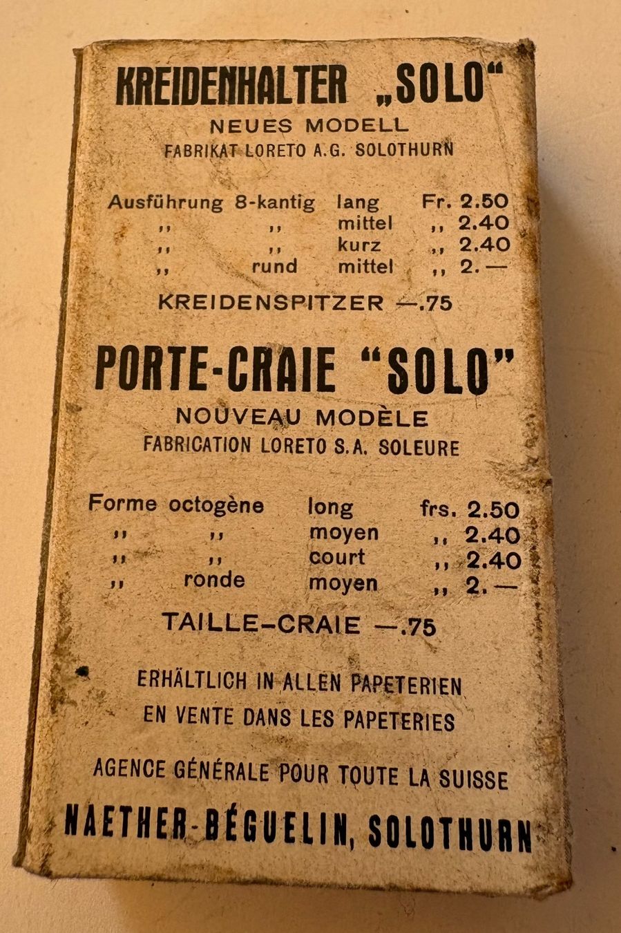 Wandtafeln: VINTAGE KREIDEN – Gebraucht aus Ostermundigen von wini63 2