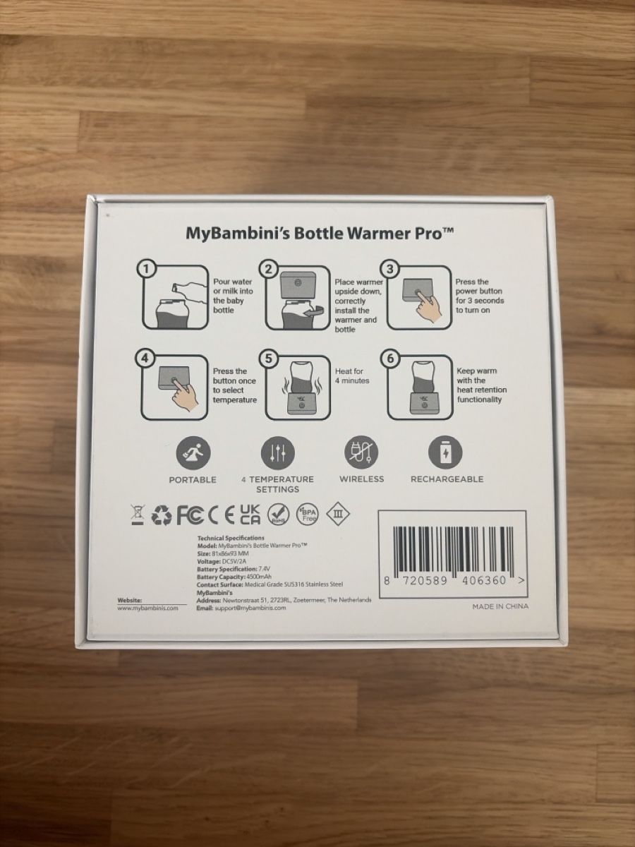 Pasti del neonato: MyBambini Bottle Warmer PRO NEU – Nuovo (secondo la descrizione) da Dübendorf venduto da vamei22 5