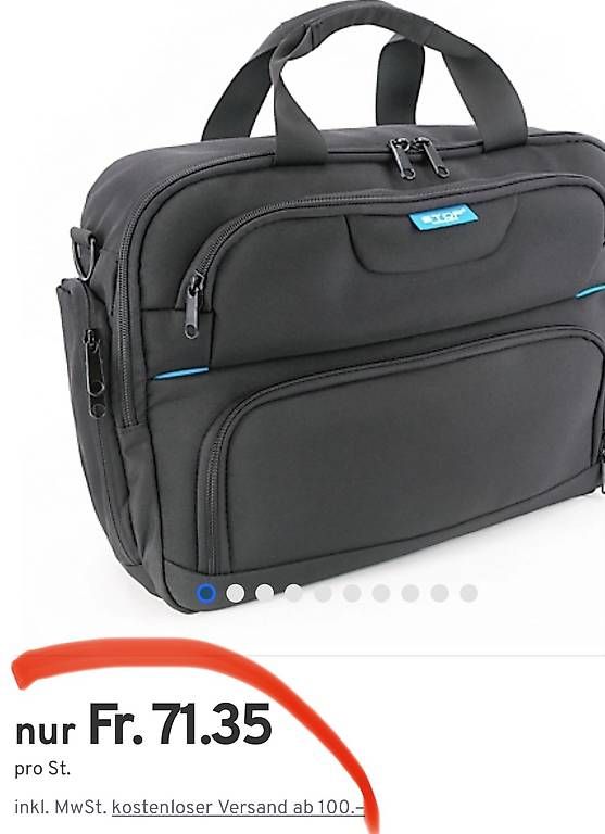 Valigie & Borse: neue Lap Top Tasche/Trolley/Rucksack, schwarz – Nuovo e nell'imballaggio originale da Necker venduto da liq24 4