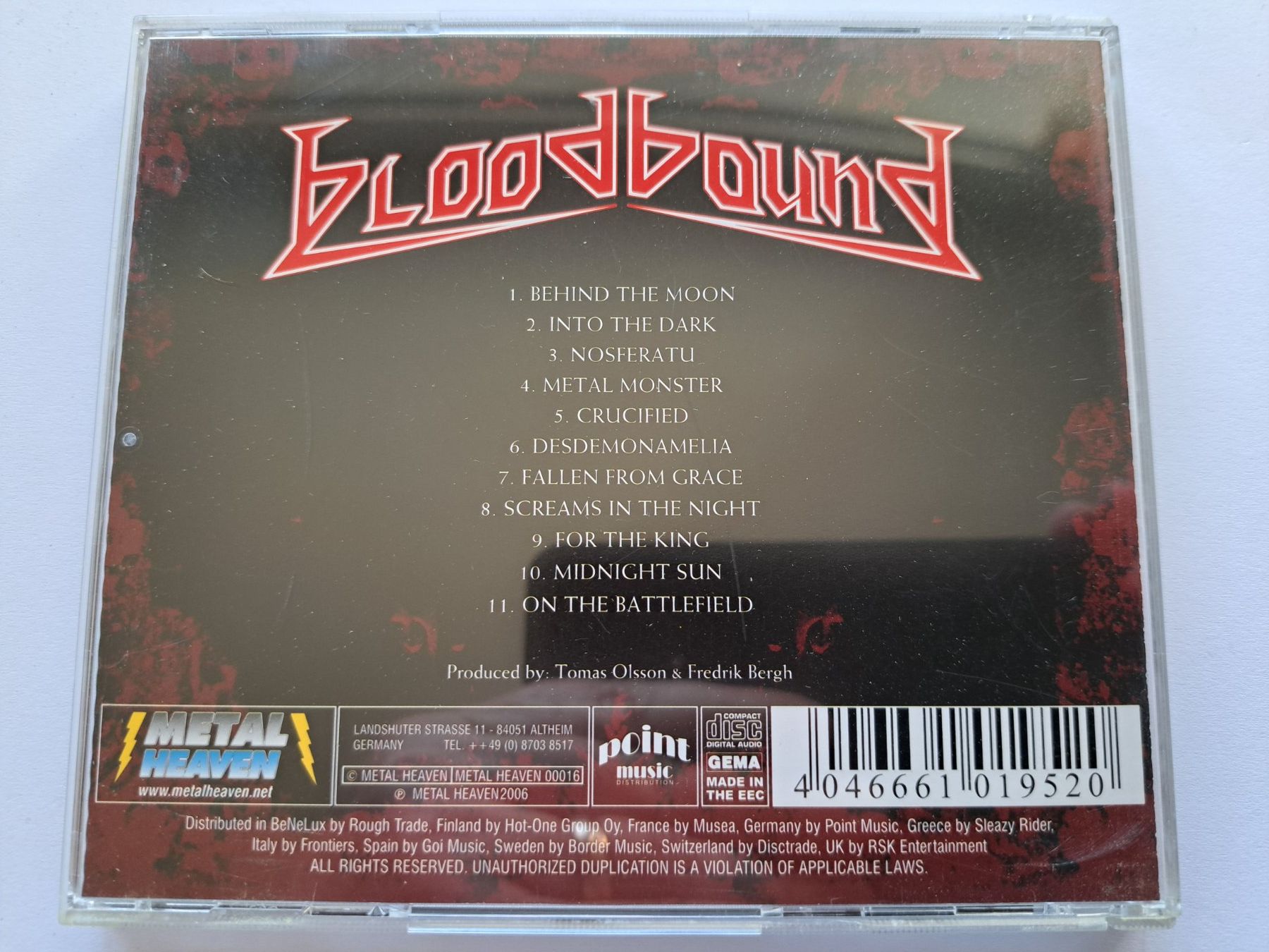 CD: Cd BloodBound - Nosferatu – Usato da Pully venduto da bro_n52j 1