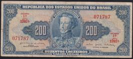 Brasilien 200 Cruzeiros 1964