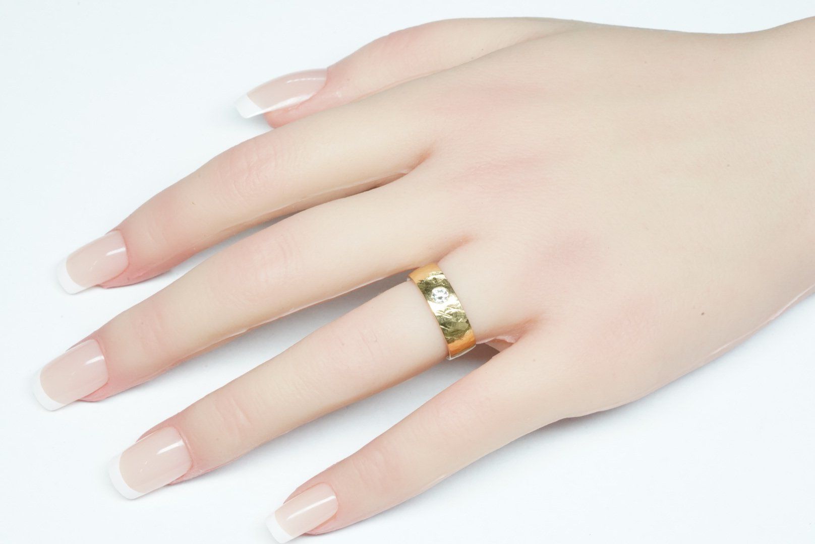 Anelli: Fingerring 18k Gelbgold mit Diamant – Usato da Bülach venduto da Re-Jewelled 5