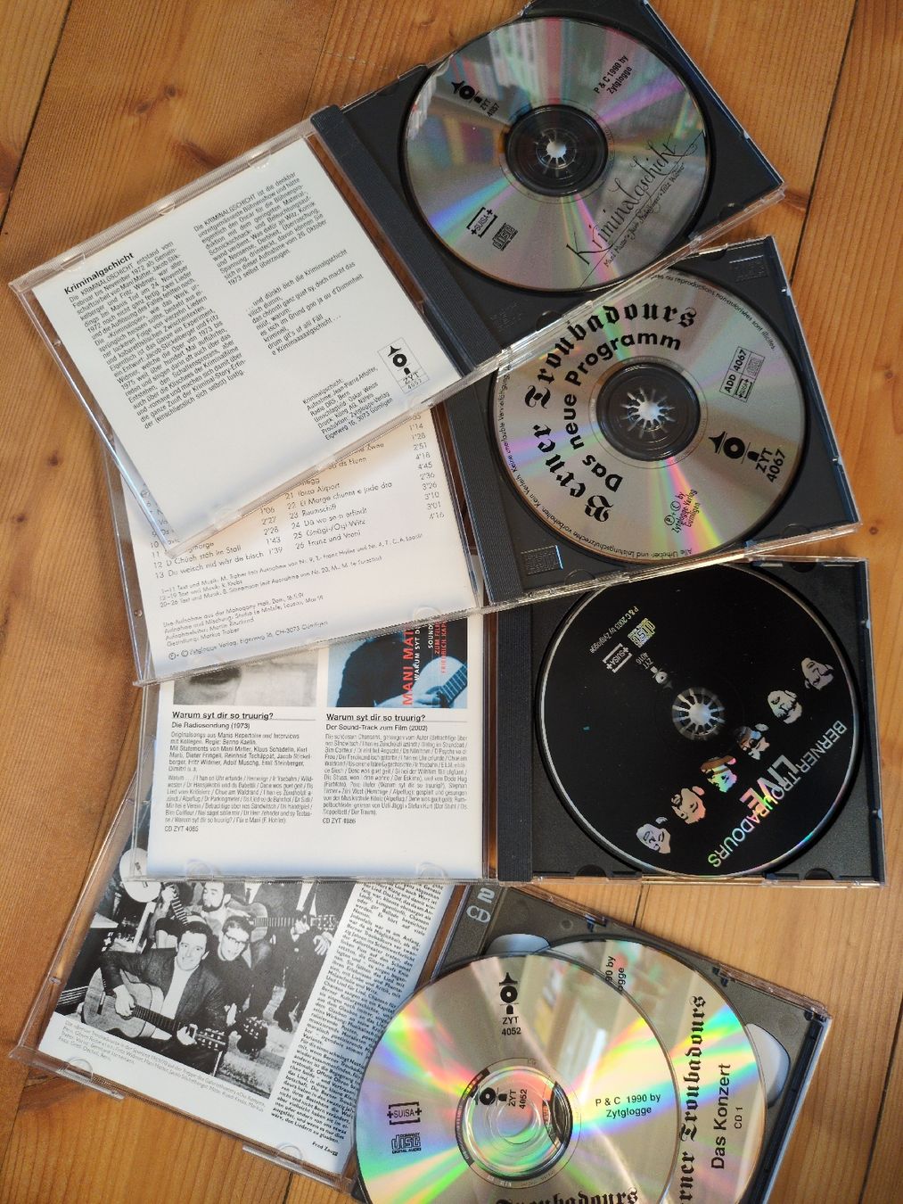 CD: Berner Troubadours CD-Bundle (4CDs) – Usato da Matten b. Interl venduto da simkli 2