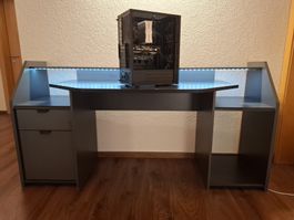 Gaming PC inklusive Gaming Schreibtisch