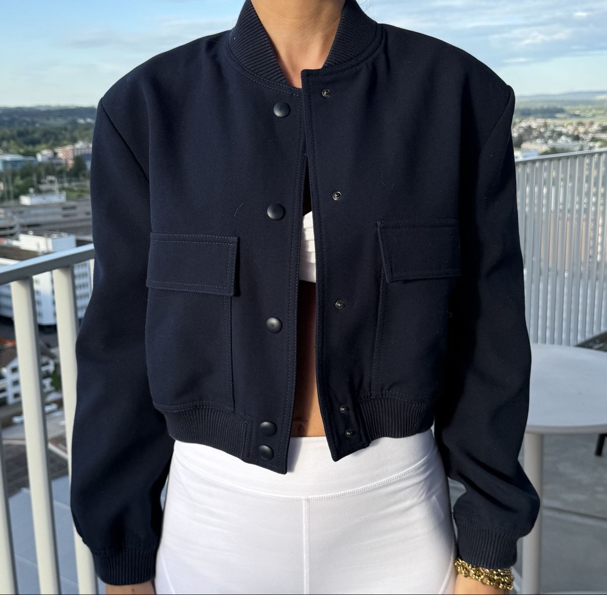 Zara Vestes: Blouson Jacket Dark Blue Size M – D'occasion à Dübendorf par zapachloeia